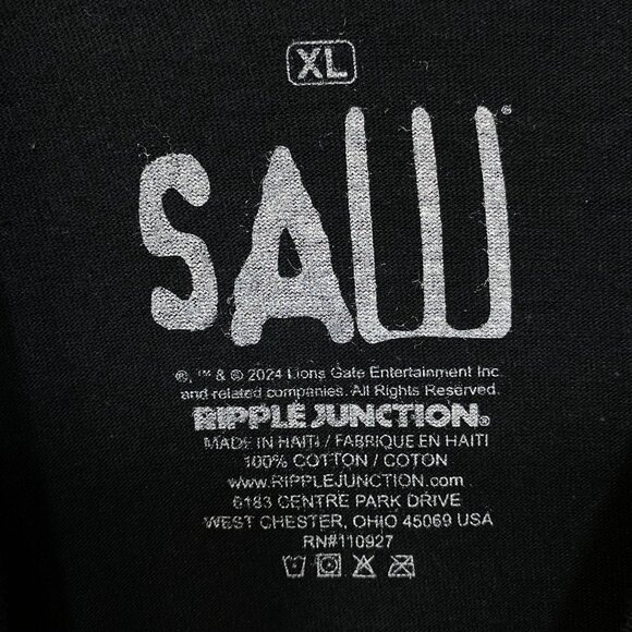 Saw Billy the Puppet Live Or Die Horror Movie T-Shirt XL - Picture 4 of 4